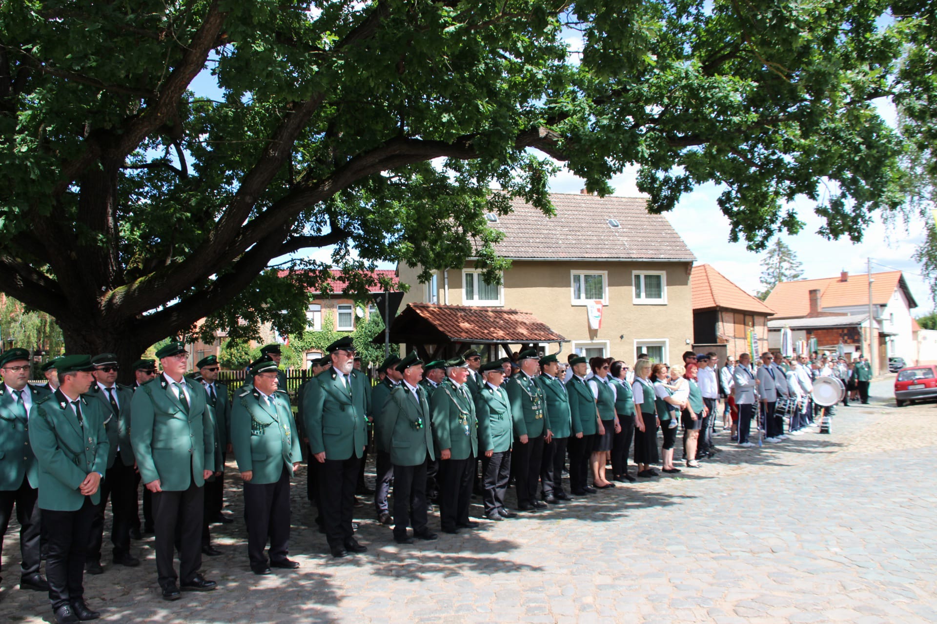 Aufstellung Schützenzug