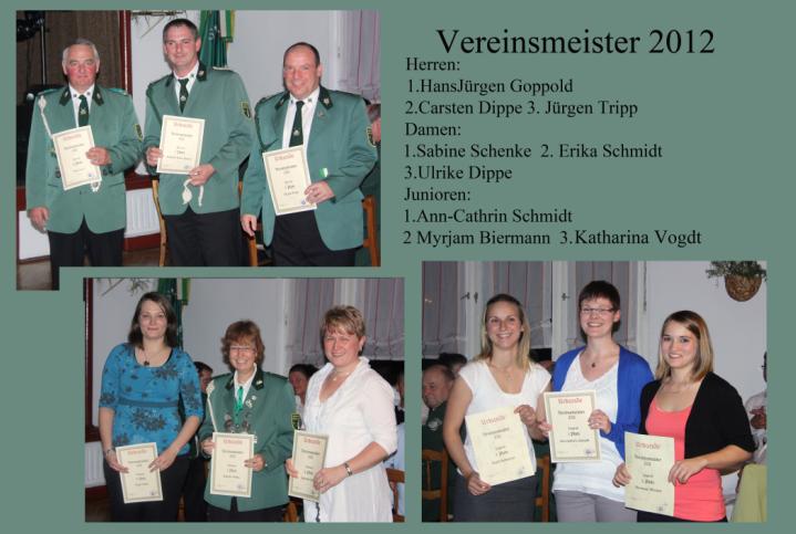 Vereinsmeister 2012